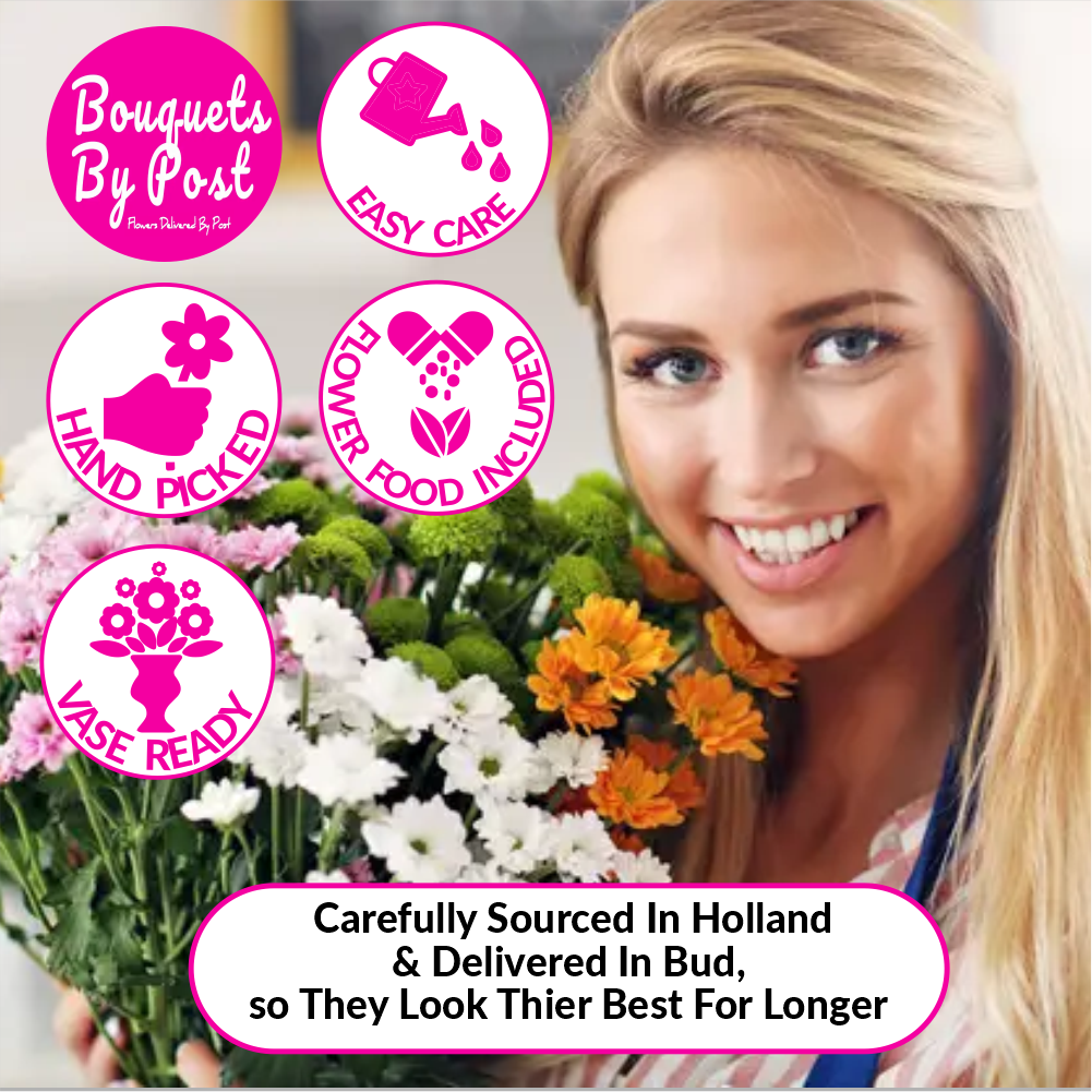 A Pink Snow White Bouquet